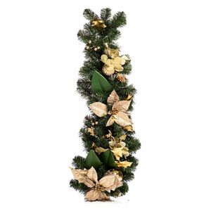 ABELLA Flora künstliches Gesteck Tropfenform weihnachtlich Länge 92cm
