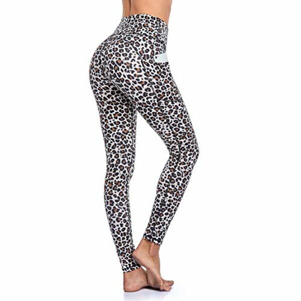 Bild 1 von Ollrynns Sporthose Leggings Damen Hohe Taille Yogahose Lange Blickdicht Leggins Fitnesshose mit Taschen für Sport Fitness Yoga Gym CA166