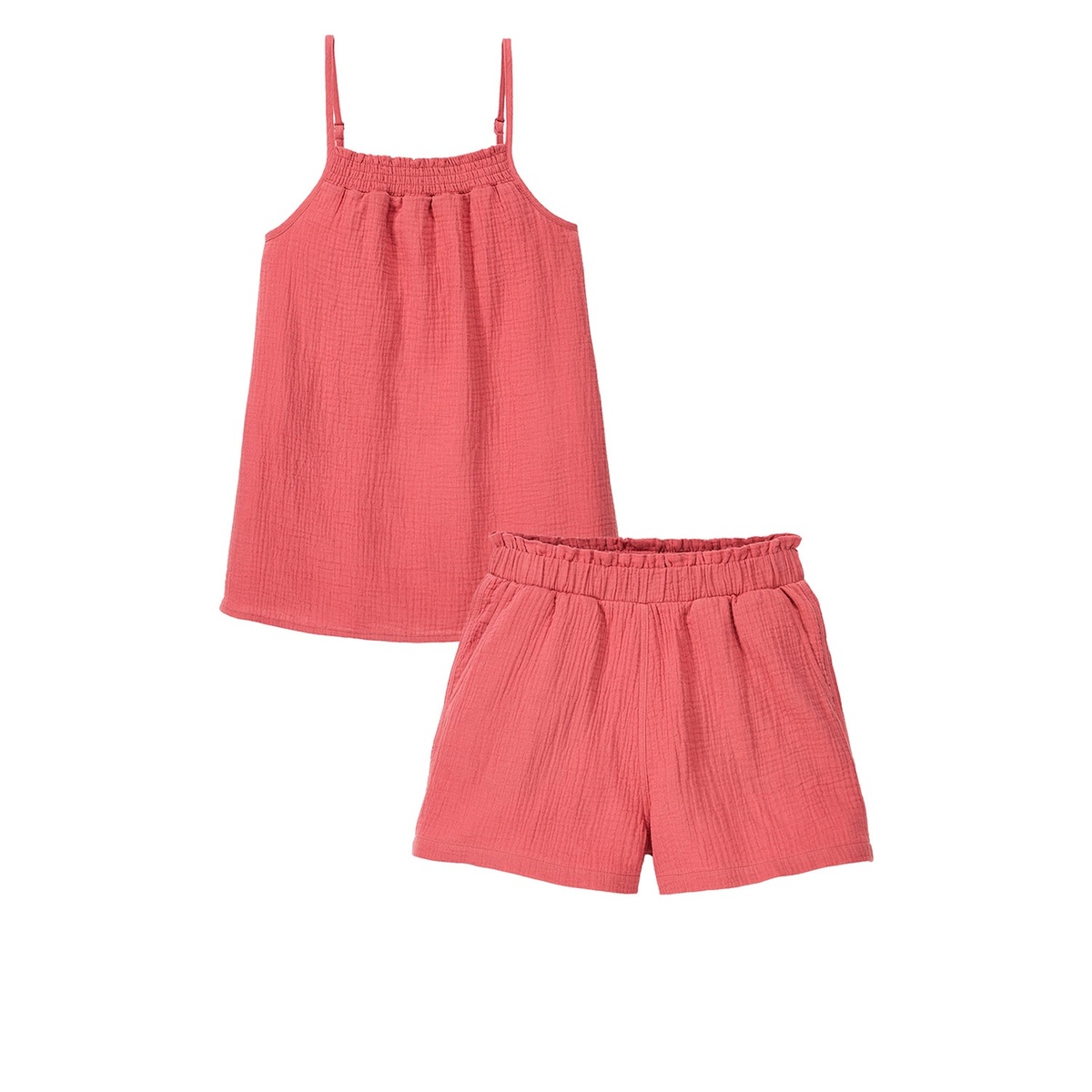 Bild 2 von BLUE MOTION Damen Musselin-Top und -Shorts, 2er-Set