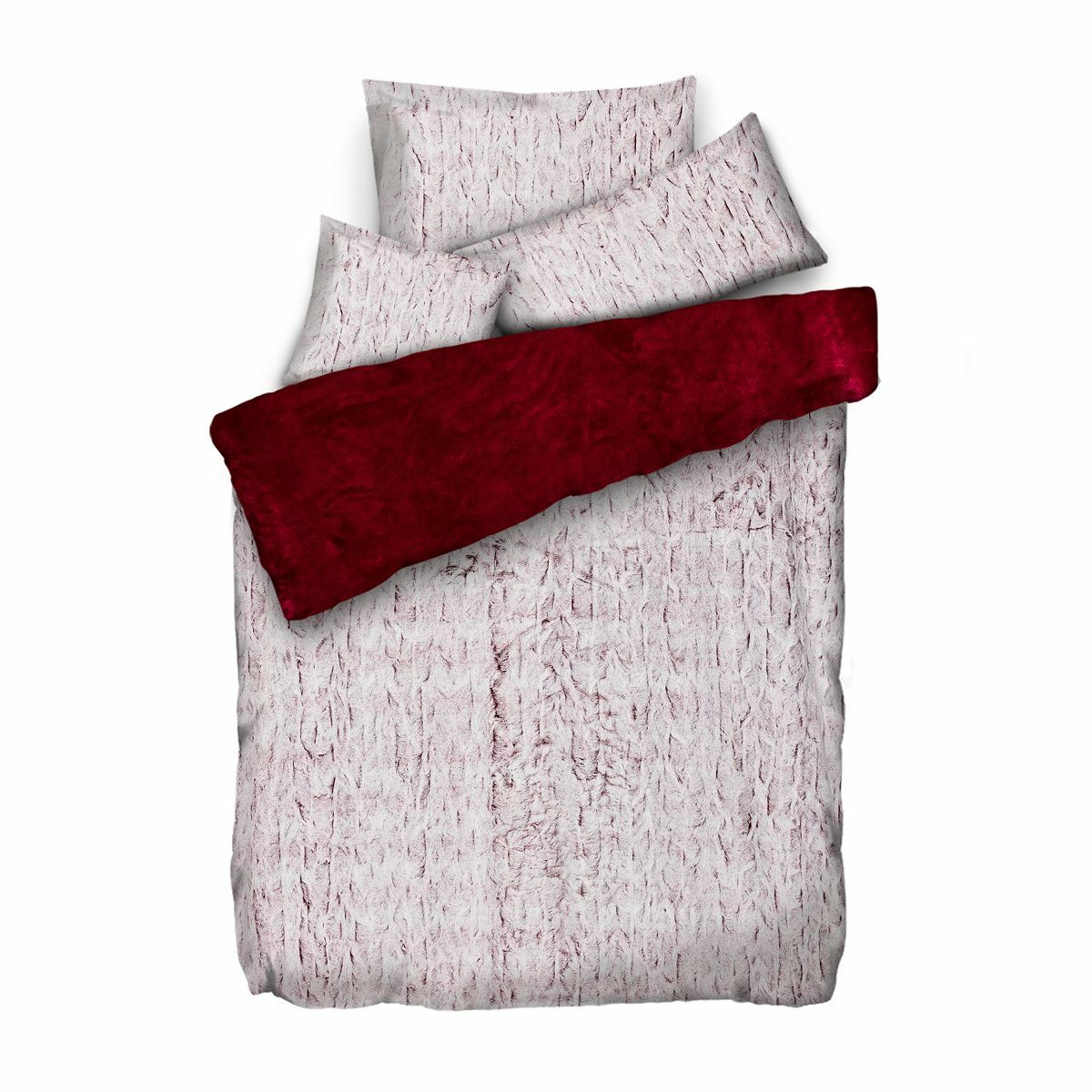 Bild 1 von MONT CHALET Wendebettwäsche Fellimitat uni Mikrofaser Chinchilla Einzelbett, 4tlg.