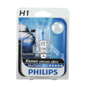 Philips BlueVision ultra H1 1x12V 55W Xenon Effect