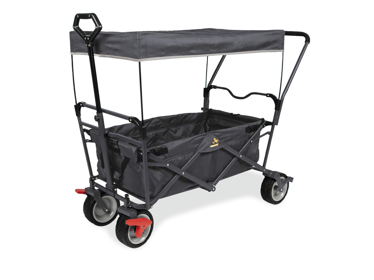 Bild 1 von Pinolino Klappbollerwagen »Paddy« mit Bremse, anthrazit