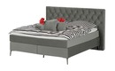 Bild 1 von SKAGEN BEDS Boxspringbett  Laesa grau Maße (cm): B: 160 H: 122 Betten