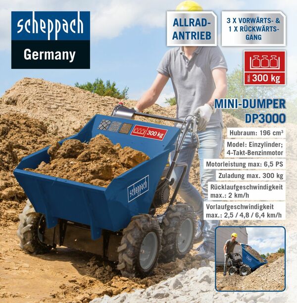 Scheppach Mini Dumper Dp Von Norma F R Ansehen