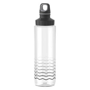 Emsa Trinkflasche Drink2Go Waves transparent H/D: ca. 28x6,8 cm