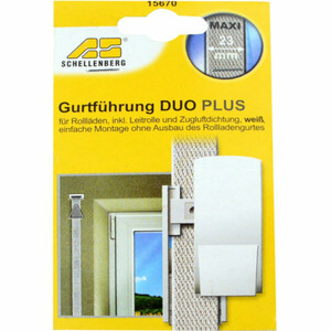 Gurtführung Duo Plus 23 mm in Weiß