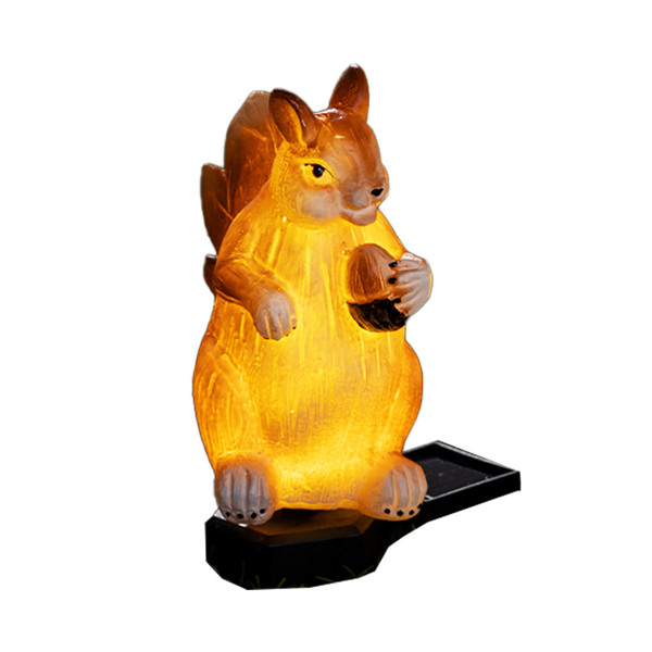 Bild 1 von I-Glow LED-Solar-Tier Eichhörnchen