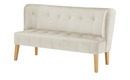 Bild 1 von Twist Küchensofa Samt  Bella beige Maße (cm): B: 180 H: 90 T: 69 Bänke