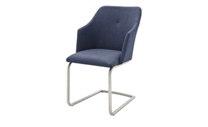 Polsterstuhl blau Maße (cm): B: 54 H: 88 T: 62 Stühle
