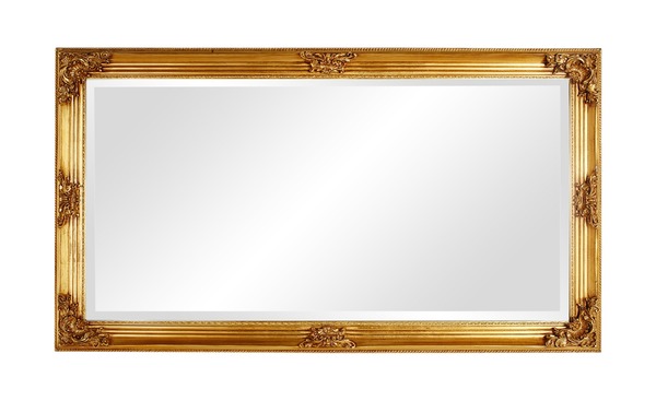 Bild 1 von Rahmenspiegel gold Massivholz Maße (cm): B: 100 H: 180 T: 6 Garderoben & Kleiderstangen