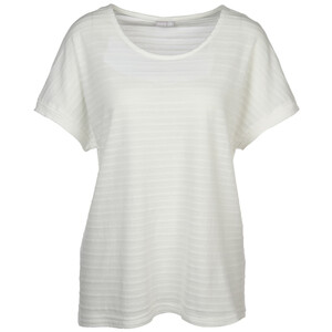 Damen Struktur Shirt unifarben