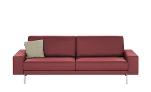 hülsta Sofa rot Maße (cm): B: 240 H: 85 T: 95 Polstermöbel