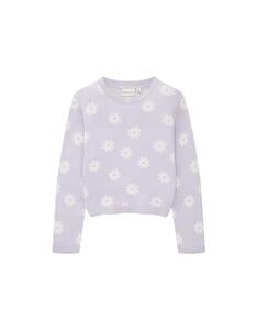 TOM TAILOR - Mini Girls Strickpullover mit Blumenmuster