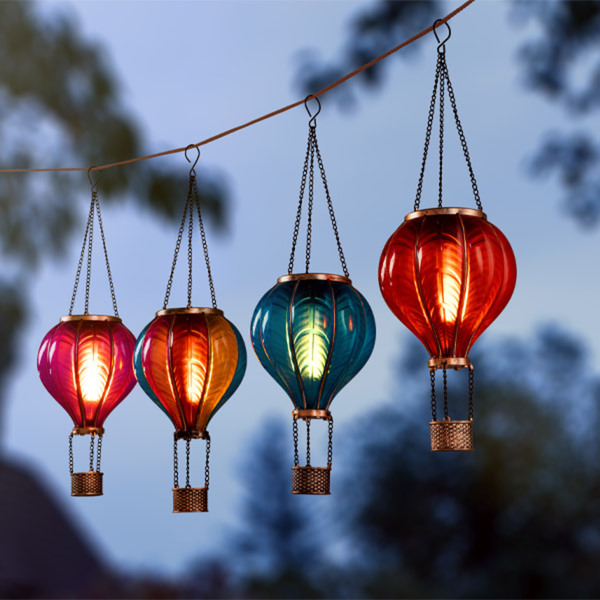 Bild 2 von IC Gardenworld LED Solar Heißluftballon