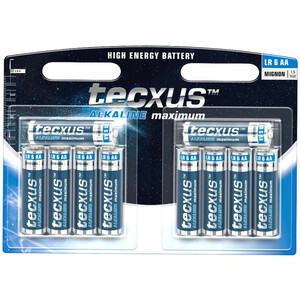 Tecxus Batterien AA 1,5V LR6 10 Stück Mignon