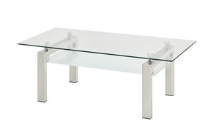 Couchtisch transparent/klar Maße (cm): B: 60 H: 44 Tische