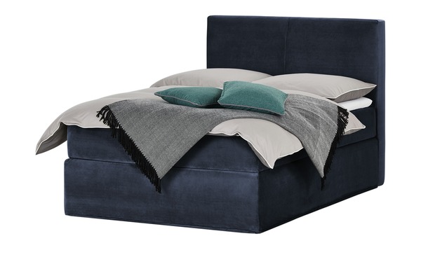 Bild 1 von Boxi Boxspringbett 140 x 200 cm  Boxi blau Maße (cm): B: 140 H: 125 Betten