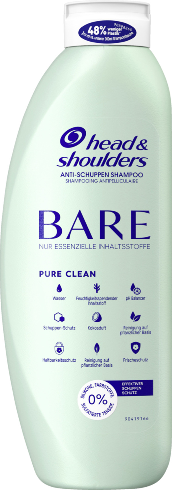 Bild 1 von head & shoulders BARE Pure Clean Anti-Schuppen Shampoo