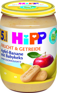 HiPP Bio Frucht & Getreide Apfel-Banane mit Babykeks 0.55 EUR/100 g (6 x 190.00g)
