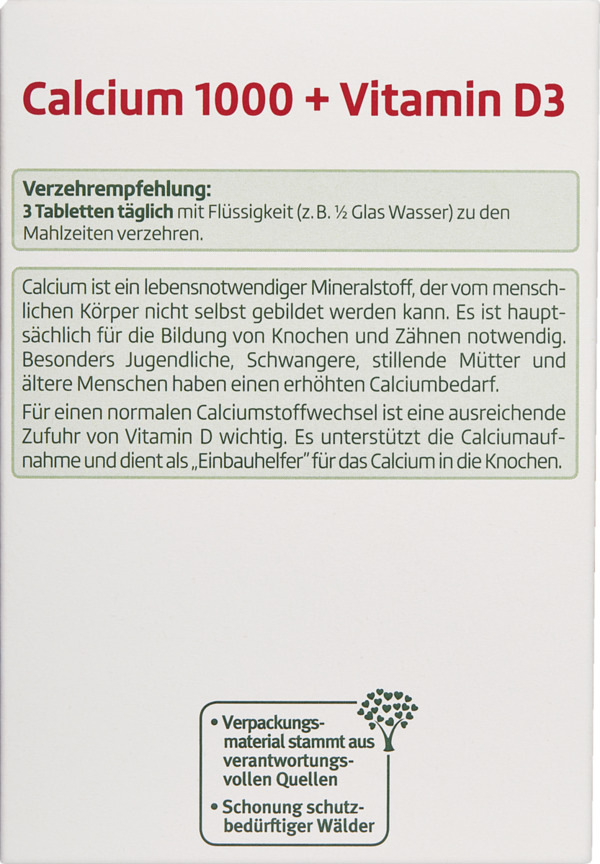 Bild 3 von altapharma Calcium + Vitamin D3 23.68 EUR/1 kg