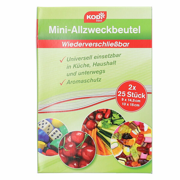 Bild 1 von KODi Basic Allzweckbeutel Mini 2x 25 Stück