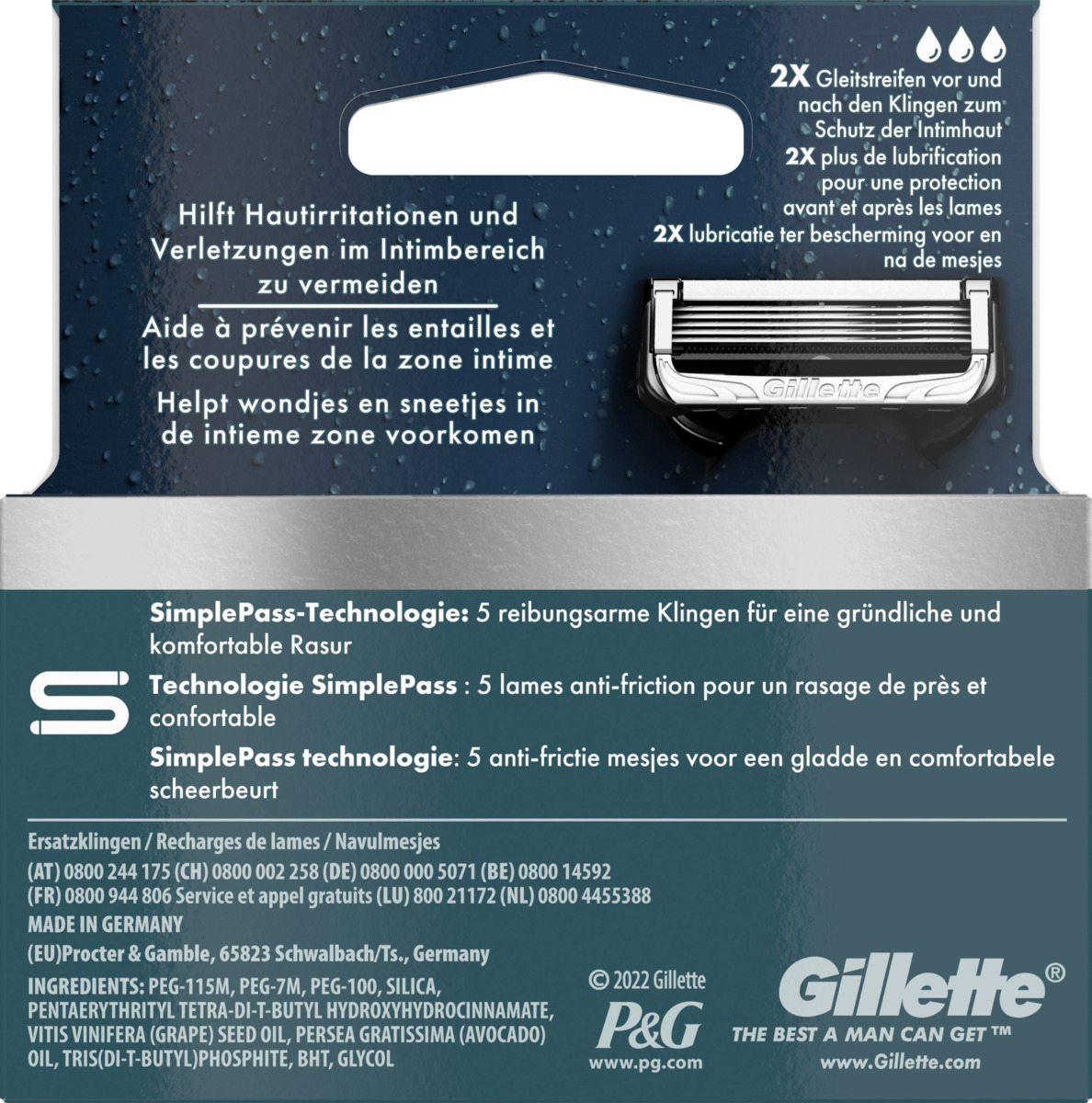 Bild 4 von Gillette Intimate Rasierklingen