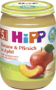 Bild 1 von HiPP Bio Früchte Banane & Pfirsich in Apfel 0.55 EUR/100 g (6 x 190.00g)