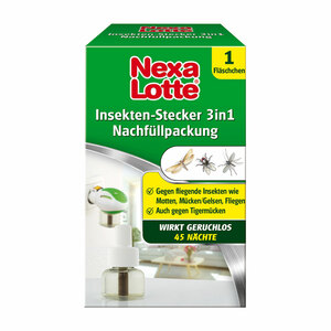 Nexa Lotte Nachfüllpack 35 ml Insekten Stecker 3-in-1