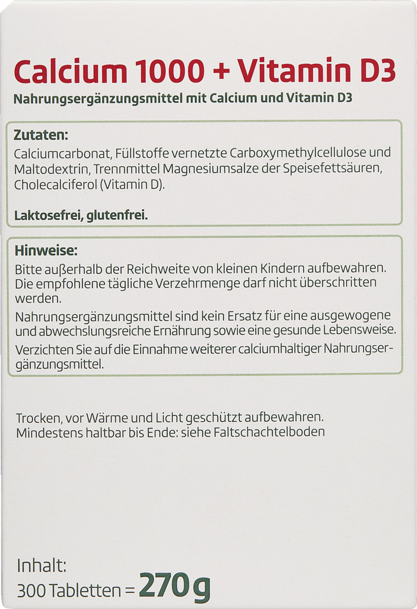 Bild 2 von altapharma Calcium + Vitamin D3 23.68 EUR/1 kg