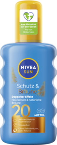 NIVEA SUN Schutz & Bräune Sonnenspray LSF 20 4.00 EUR/100 ml