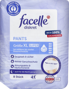 facelle diskret Hygiene-Pants super Gr. XL