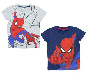 Kinder Liz. T-Shirts - versch. Ausführungen - Spiderman 98/104