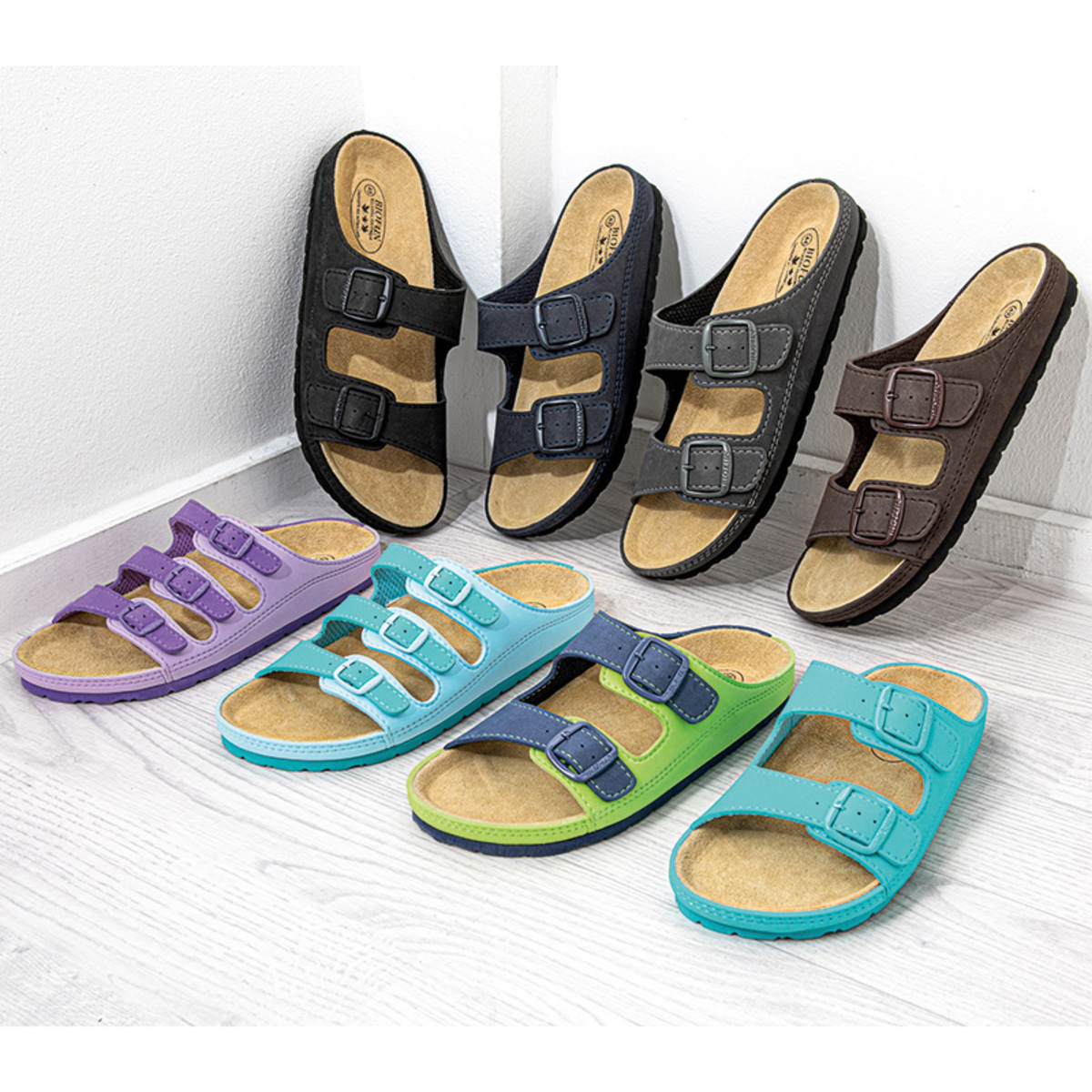 Bild 1 von BioFun Relaxing Footwear Tieffußbett-Pantoletten