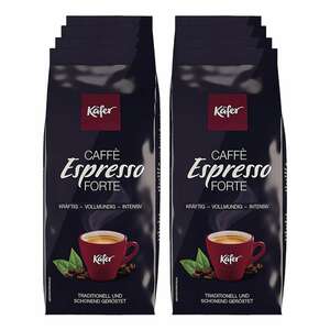 Käfer Caffe Espresso Forte 1 kg, 8er Pack
