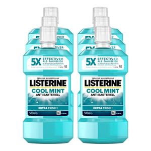Listerine Mundspülung Cool Mint 500 ml, 6er Pack