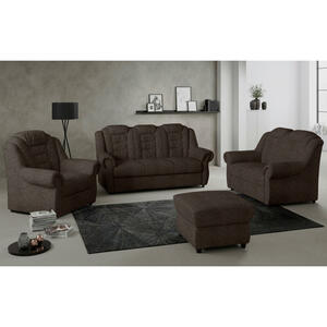 Livetastic DREISITZER-SOFA Braun