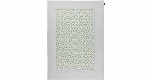 Krabbeldecke Organic Cotton Drifting Leaves grau/grün Gr. 100 x 135