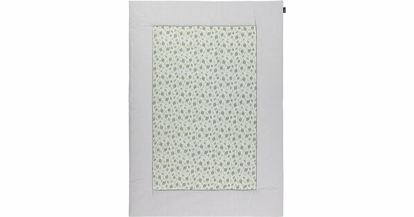 Bild 1 von Krabbeldecke Organic Cotton Drifting Leaves grau/grün Gr. 100 x 135