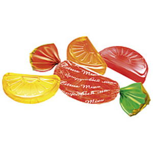 "Citrus Mix" Hartkaramellen- Mischung in Geschmacksrichtunge...