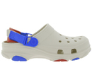 Bild 1 von crocs Classic All-Terrain Clogs komfortable Hausschuhe mit Klettverschluss 206340 - 160 Beige/Blau/Rot