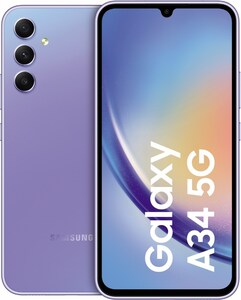 Galaxy A34 5G (128GB) Smartphone awesome violet