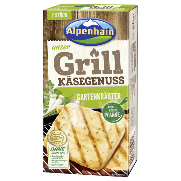 Bild 1 von Alpenhain Grill Käsegenuss Gartenkräuter 2x75g