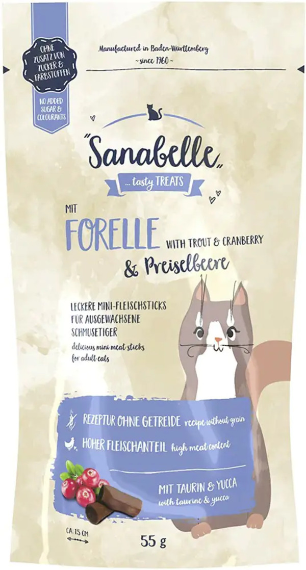 Bild 1 von Sanabelle Snack mit Forelle & Preiselbeere 55g 55 g