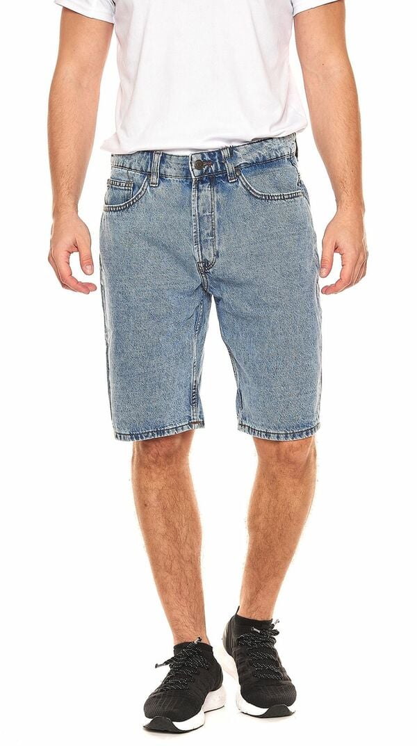Bild 1 von ONLY & SONS Avi Herren Jeans-Shorts verwaschene kurze Hose 22021908 Blau
