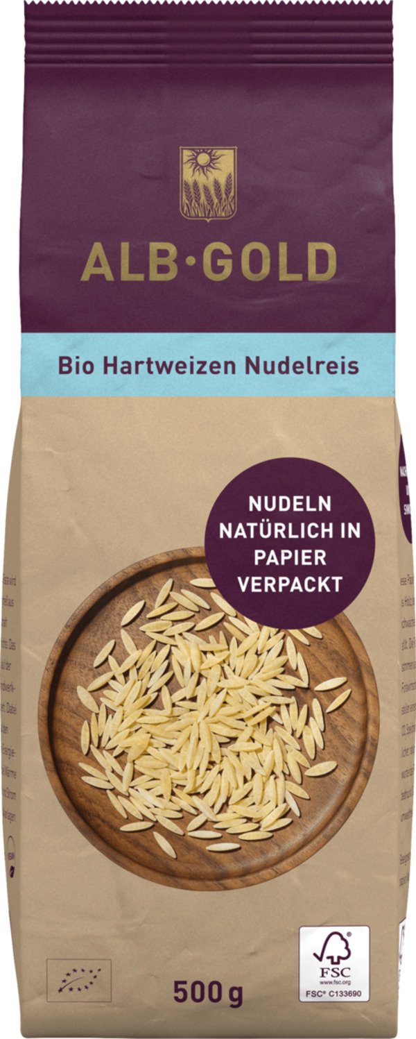 Bild 1 von Albgold Nudeln, Nudelreis aus Hartweizen