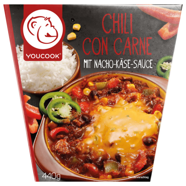 Bild 1 von Youcook Chili con Carne mit Nacho Käse Soße 440g