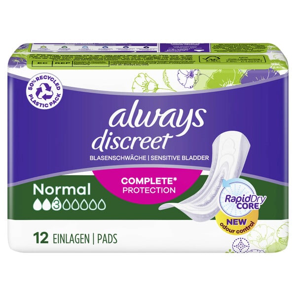 Bild 1 von Always Discreet Complete Protection Normal 12ST