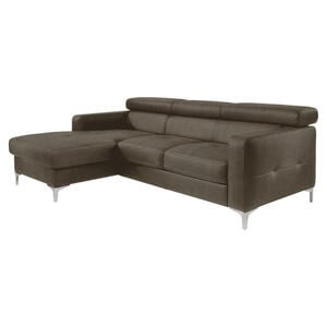 Livetastic ECKSOFA Braun