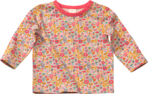 ALANA Kinder Langarmshirt, Gr. 86, aus Bio-Baumwolle, rosa, bunt