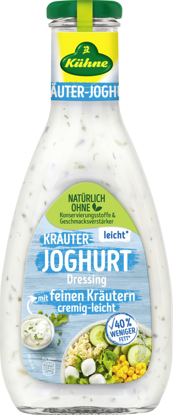Bild 1 von Kühne Dressing Joghurt-Kräuter leicht 500ML